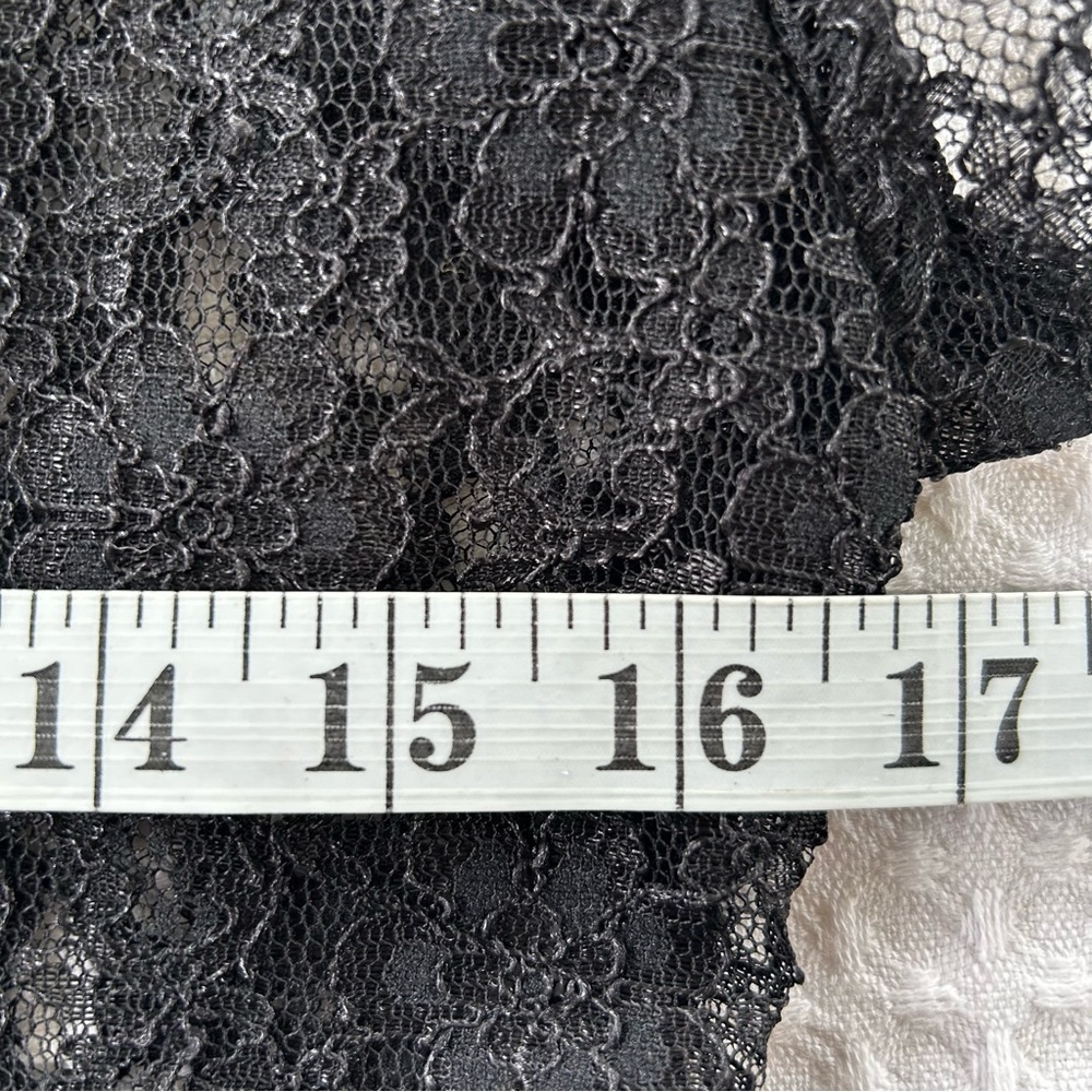 Vintage Lace Fit & Flare Dress Button-Down Dark Romantic Goth Witchcore Corset - Picture 11 of 12